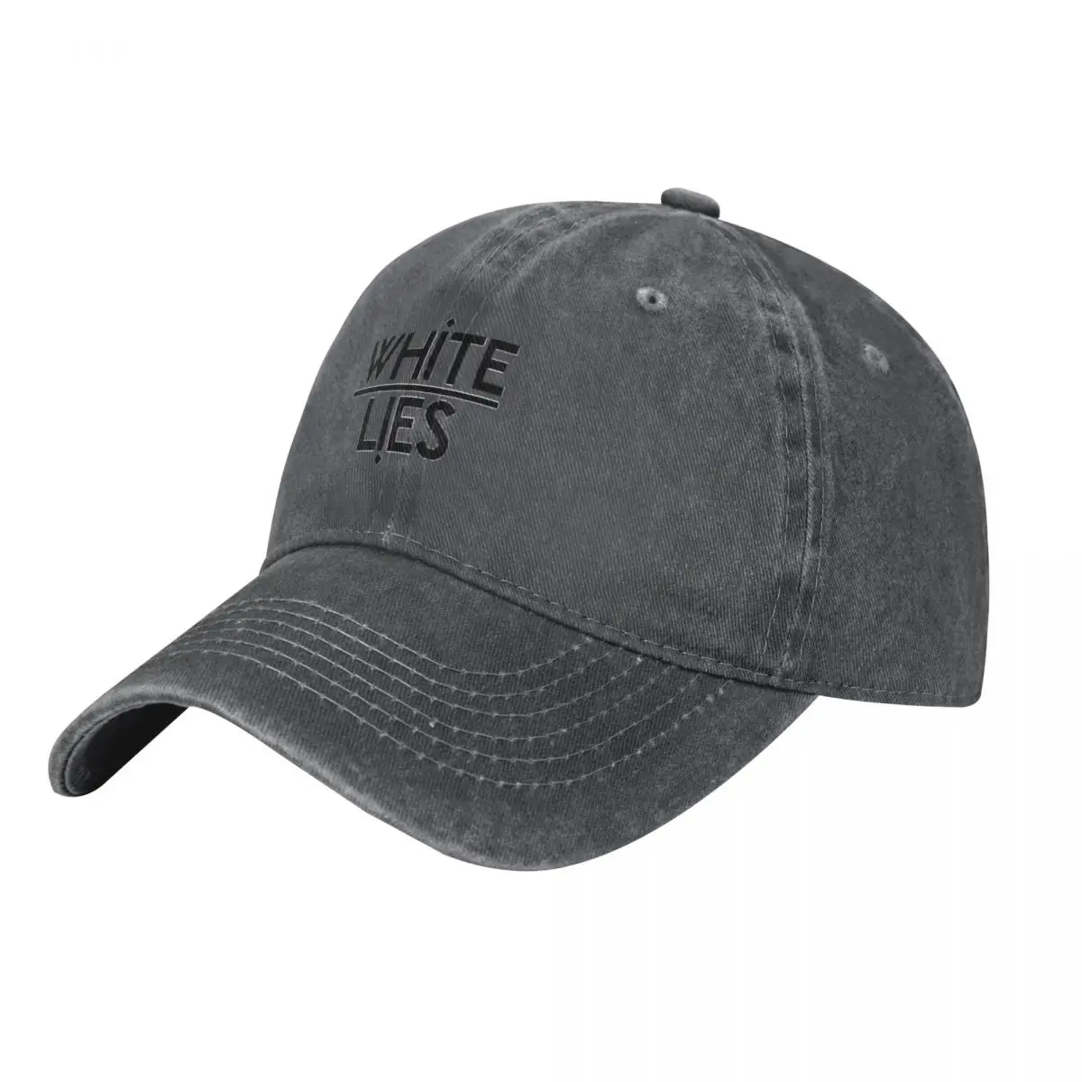 Winter Clothing Quotes - White Lies Quotes Baseball Cap Custom