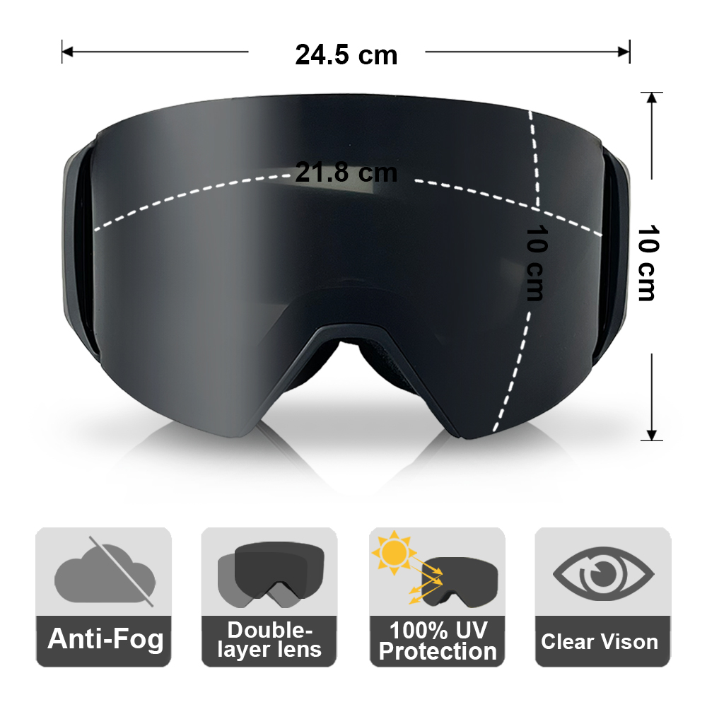 Snow Goggle Uv - Professional Ski Glasses Men Women Anti-fog
