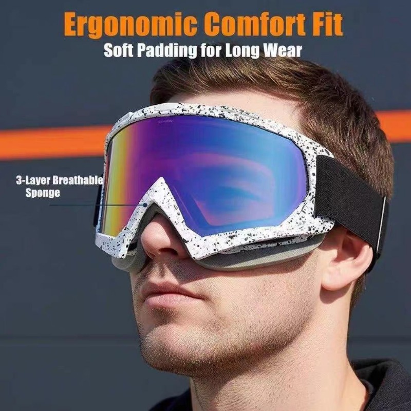 Oversized Helmet Goggles Men W - Snow Goggle Uv recension och pris