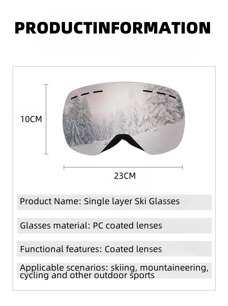 Snow glasses Men Women Outdoor - Snow Goggle Uv recension och pris
