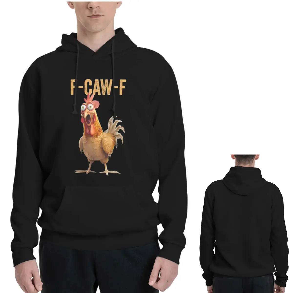 F-Caw-F Funny Chicken FCAWF Hu - Winter Clothing Quotes recension och pris